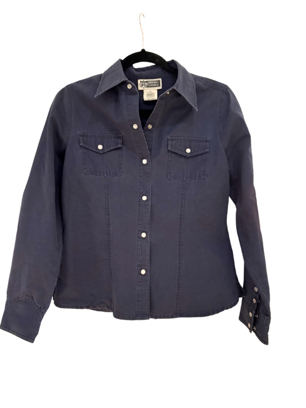 Route 66 Original Clothing Co. Blue Button-Down Shirt, Size S